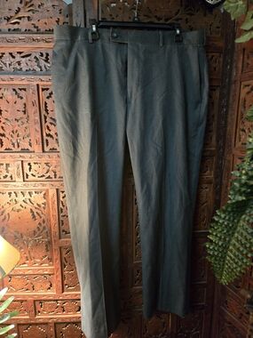 Perry Ellis Portfolio Men's Dress Pants - Dark Gray